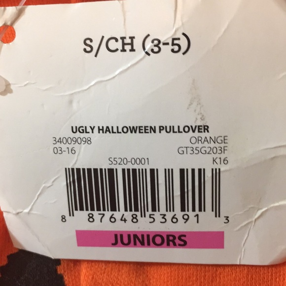 Ugly Halloween Pullover Size S NWT - Picture 6 of 7